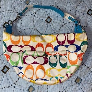 Rainbow Coach Purse